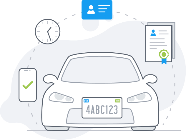 Online vehicle registration services by Xtreet LLC